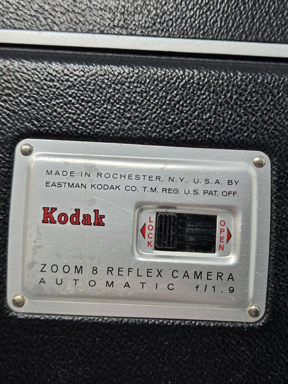 Kodak Zoom 8 Reflex Camera Automatic f/1.9 Working 8mm w/ Vintage Film - Picture 9 of 16